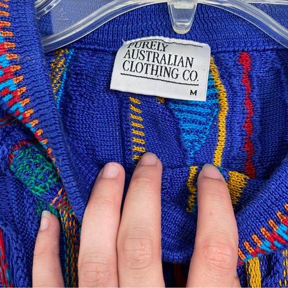 Purely Australian Clothing Company multicolored 3d sweater size M - Picture 3 of 8